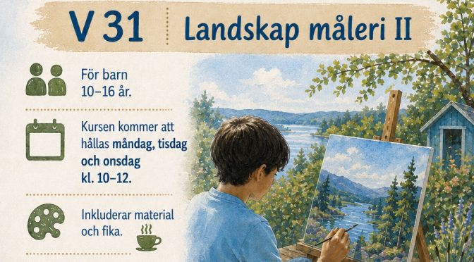 Landskap måleri