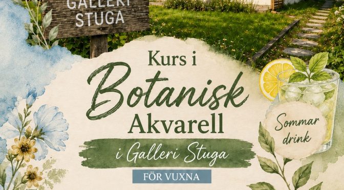 botanisk aqvarell kurs